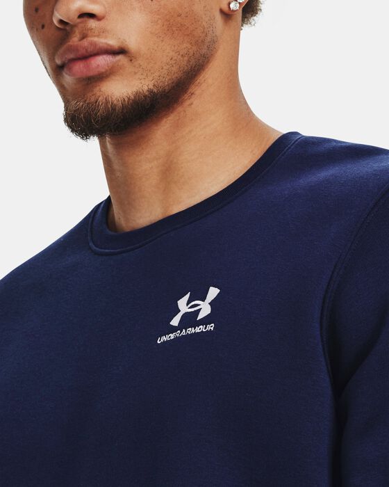 Men's UA Essential Fleece Crew image number 3