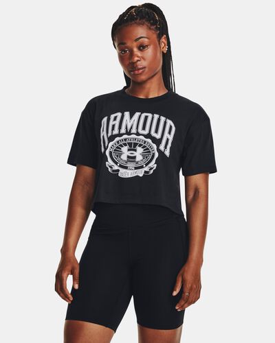 Women's UA Collegiate Crop Short Sleeve