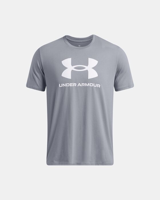 Men's UA Sportstyle Logo Short Sleeve image number 2