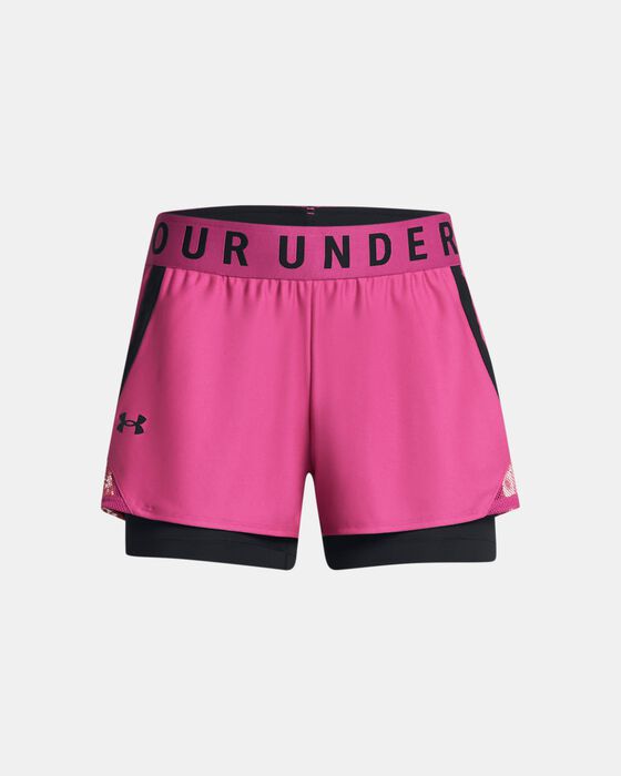 Women's UA Play Up 2-in-1 Shorts image number 4