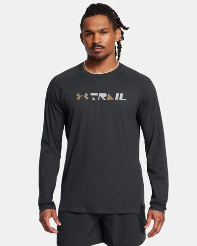 Men's UA Trail Run Graphic Long Sleeve