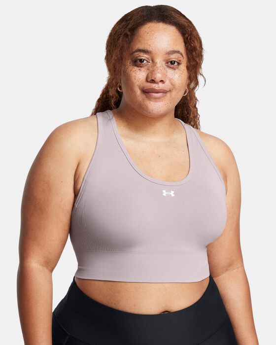 Women's UA Vanish Seamless Mid Sports Bra image number 4