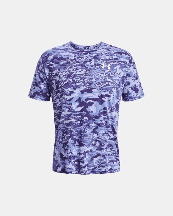 Men's UA ABC Camo Short Sleeve image number 4