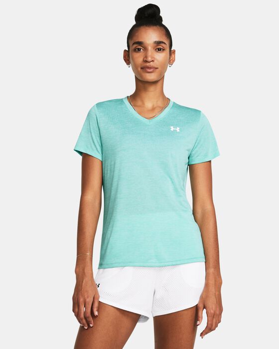 Women's UA Tech™ Twist V-Neck Short Sleeve image number 0