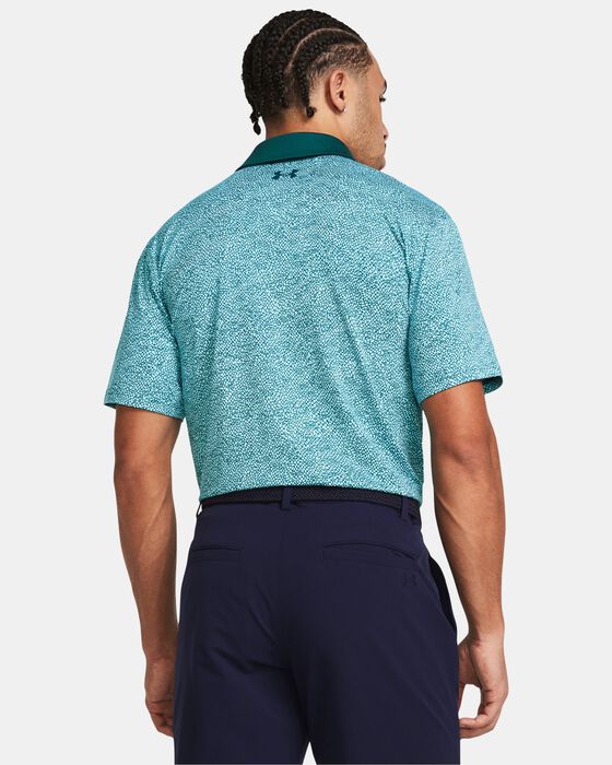 Men's UA Tee To Green Printed Polo image number 1