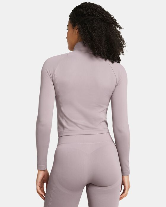 Women's UA Vanish Seamless ™¼ Zip Crop image number 1