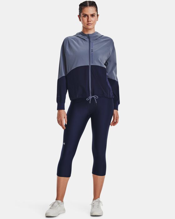 Women's UA Woven Full-Zip Jacket image number 2