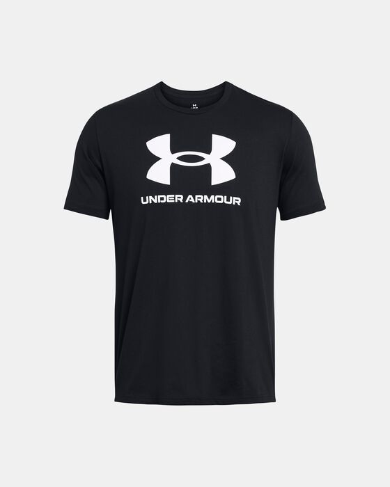 Men's UA Sportstyle Logo Short Sleeve image number 2