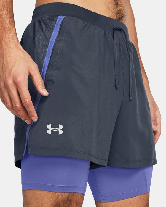 Men's UA Launch 2-in-1 5" Shorts image number 3