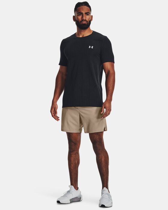 Men's UA Seamless Grid Short Sleeve image number 2