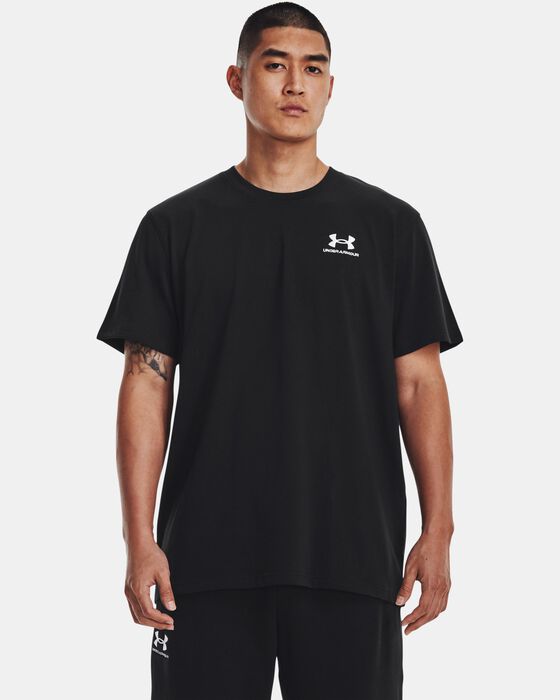 Men's UA Logo Embroidered Heavyweight Short Sleeve image number 0