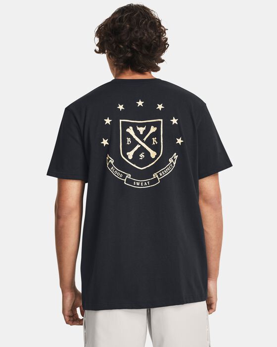 Men's Project Rock Crest Heavyweight Short Sleeve image number 1