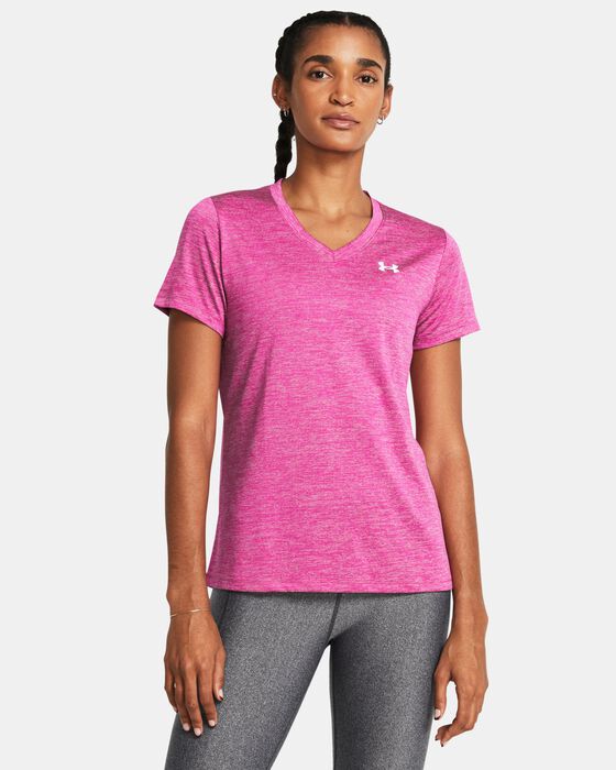 Women's UA Tech™ Twist V-Neck Short Sleeve image number 0