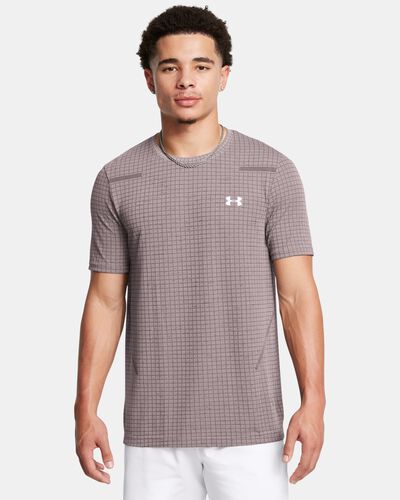 Men's UA Seamless Grid Short Sleeve