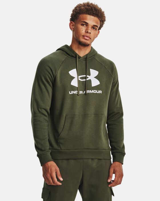 Men's UA Rival Fleece Logo Hoodie image number 0