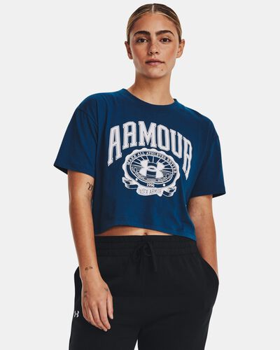 Women's UA Collegiate Crop Short Sleeve