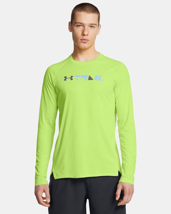 Men's UA Trail Run Graphic Long Sleeve image number 0