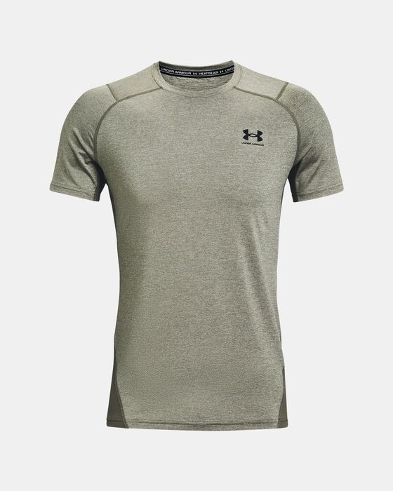 Men's HeatGear® Armour Fitted Short Sleeve image number 4