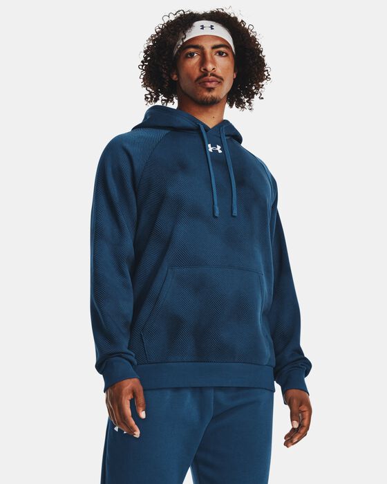 Men's UA Rival Fleece Printed Hoodie image number 0