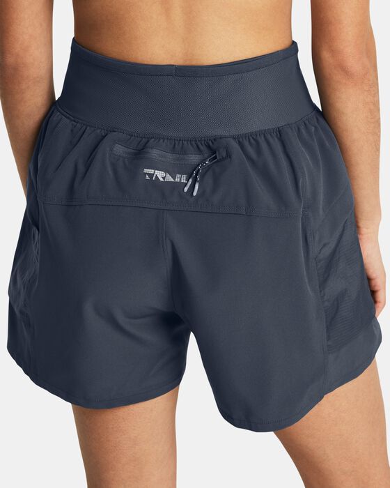 Women's UA Launch Trail Shorts image number 3