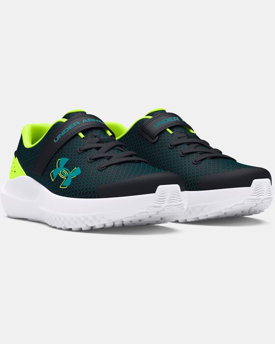 Boys' Pre-School UA Surge 4 AC Running Shoes image number 3