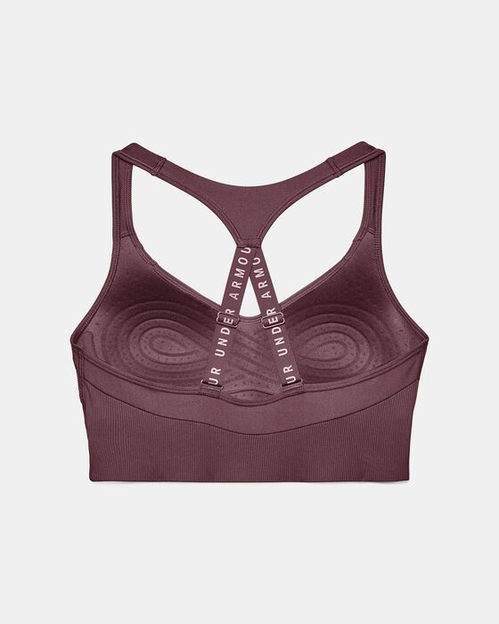 Women's UA Infinity Mid Rib Sports Bra image number 9