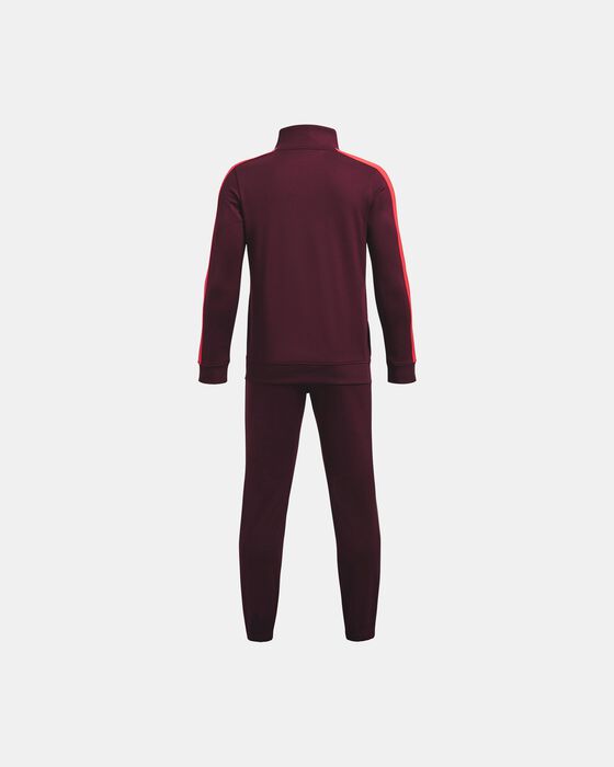 Boys' UA Knit Colorblock Track Suit image number 1