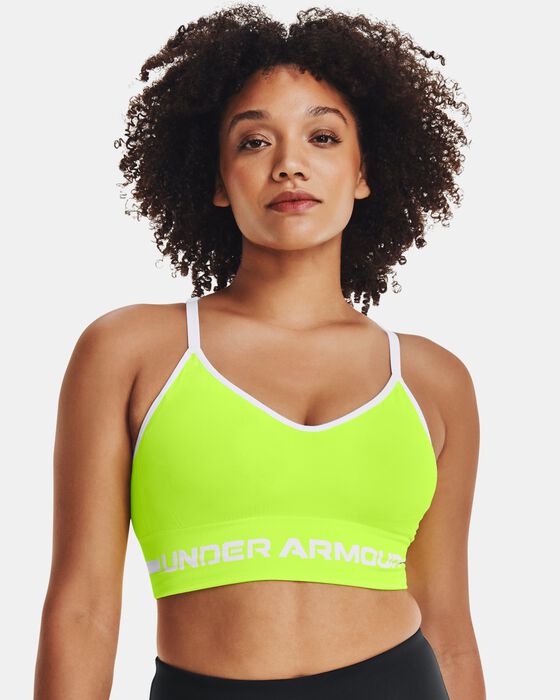 Women's UA Seamless Low Long Sports Bra image number 2