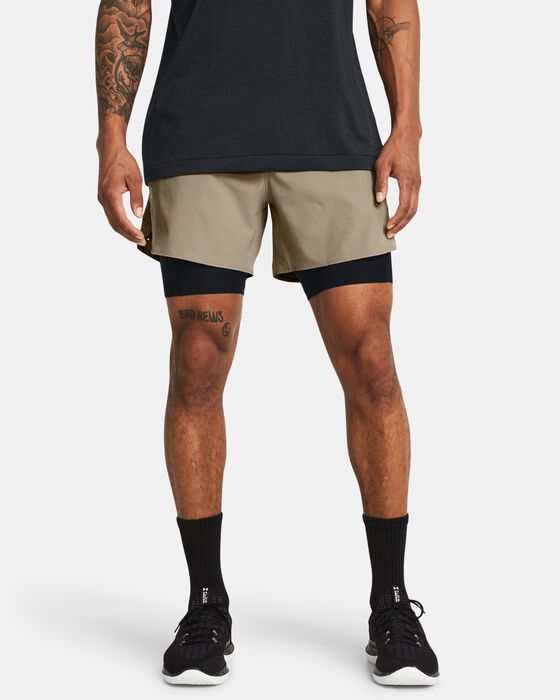 Men's UA Peak Woven 2-in-1 Shorts image number 0