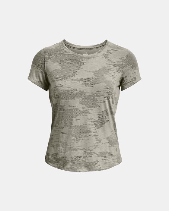 Women's UA Streaker Speed Camo Short Sleeve image number 6