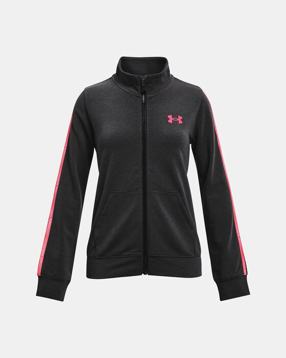 Girls' UA Rival Terry Taped Full Zip image number 0