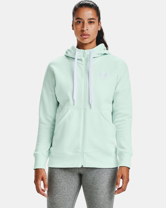 Women's UA Rival Fleece Full Zip Hoodie image number 0