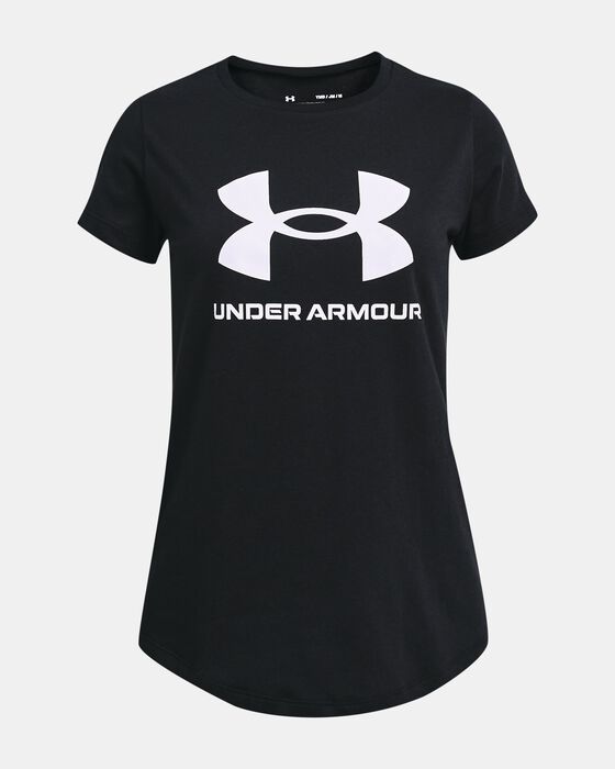 Girls' UA Sportstyle Graphic Short Sleeve image number 0