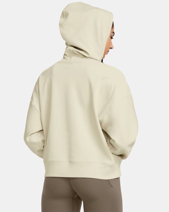 Women's UA Journey Rib Oversized Hoodie image number 1