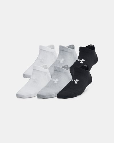 Kids' UA Essential 6-Pack No- Show Socks