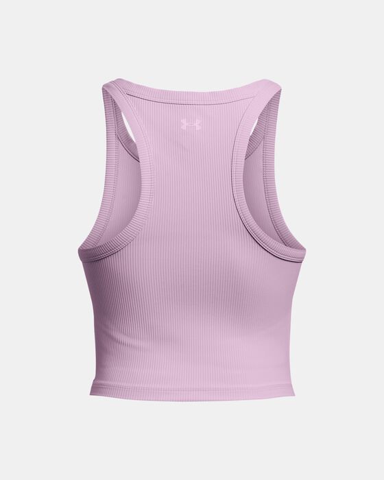 Women's UA Meridian Rib Crop Tank image number 1