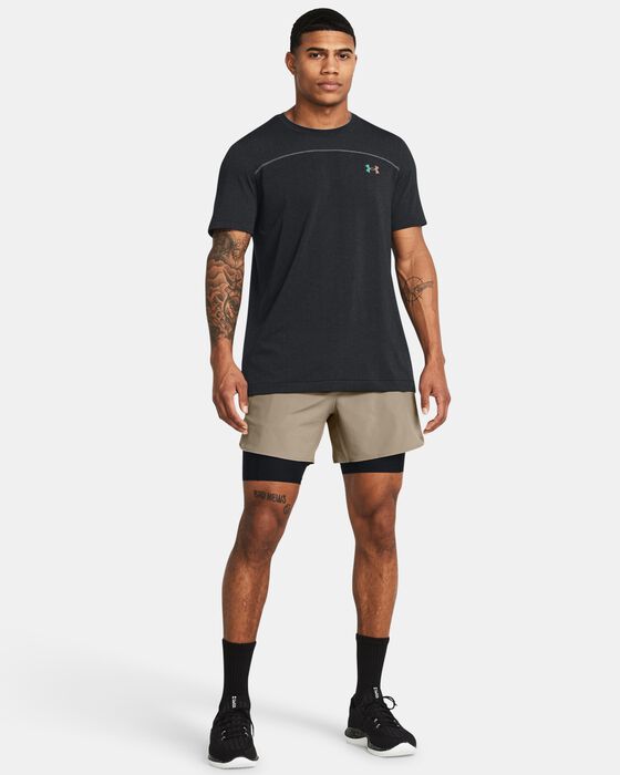 Men's UA Peak Woven 2-in-1 Shorts image number 2