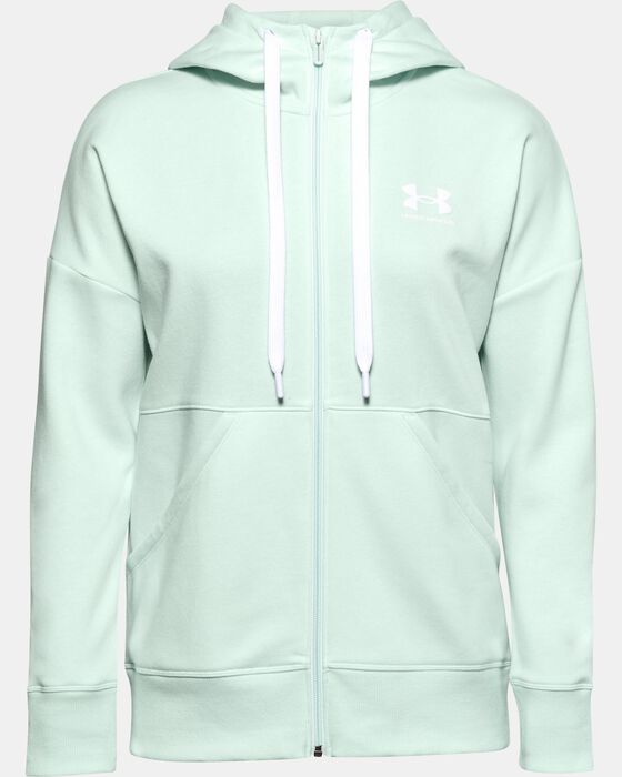 Women's UA Rival Fleece Full Zip Hoodie image number 4