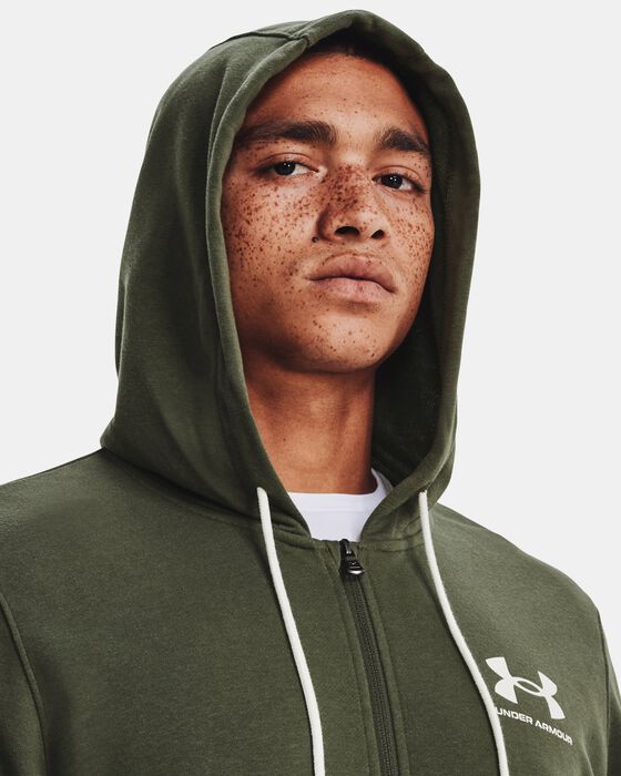 Men's UA Rival Terry Full-Zip image number 3