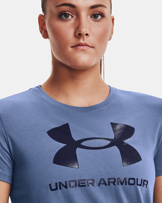 Women's UA Sportstyle Graphic Short Sleeve image number 3