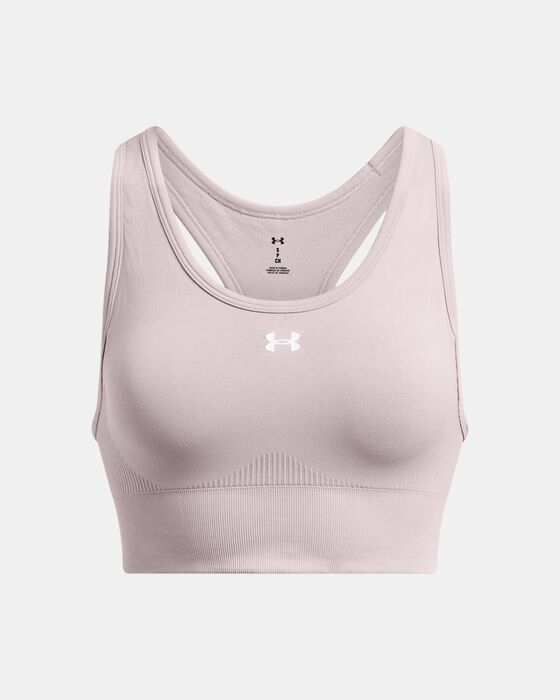 Women's UA Vanish Seamless Mid Sports Bra image number 9