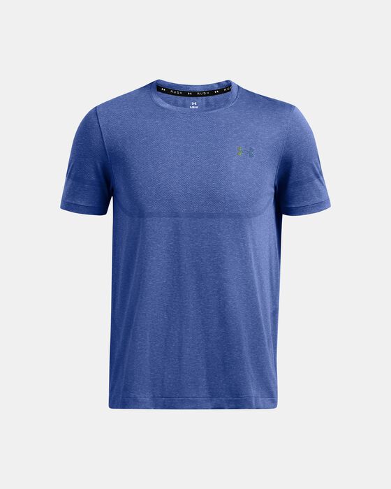 Men's UA RUSH™ Seamless Legacy Short Sleeve image number 3