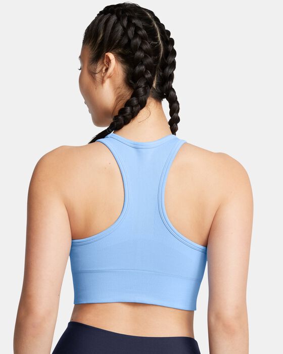 Women's UA Vanish Seamless Mid Sports Bra image number 4