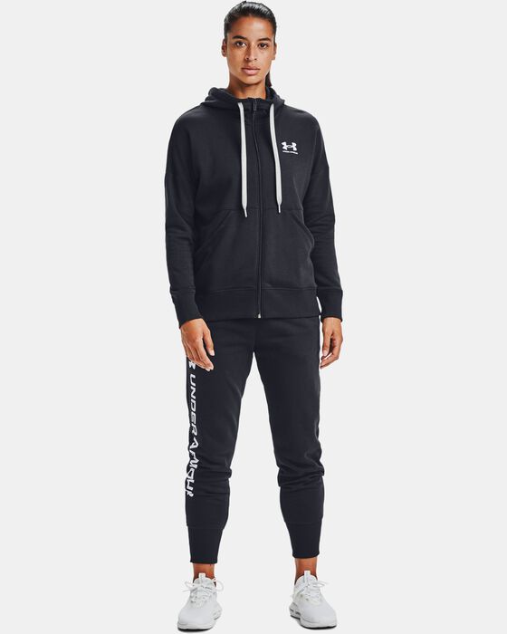 Women's UA Rival Fleece Full Zip Hoodie image number 2