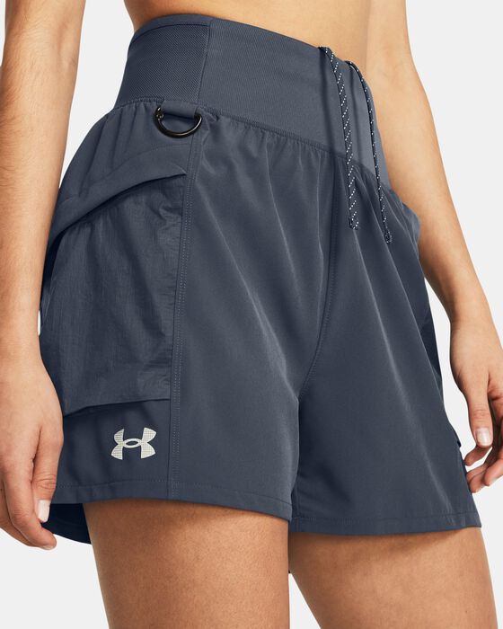 Women's UA Launch Trail Shorts image number 4