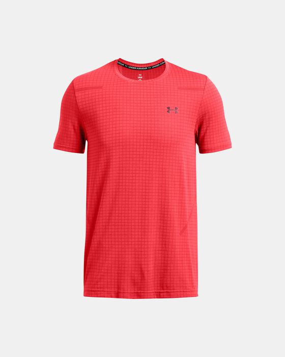 Men's UA Seamless Grid Short Sleeve image number 2