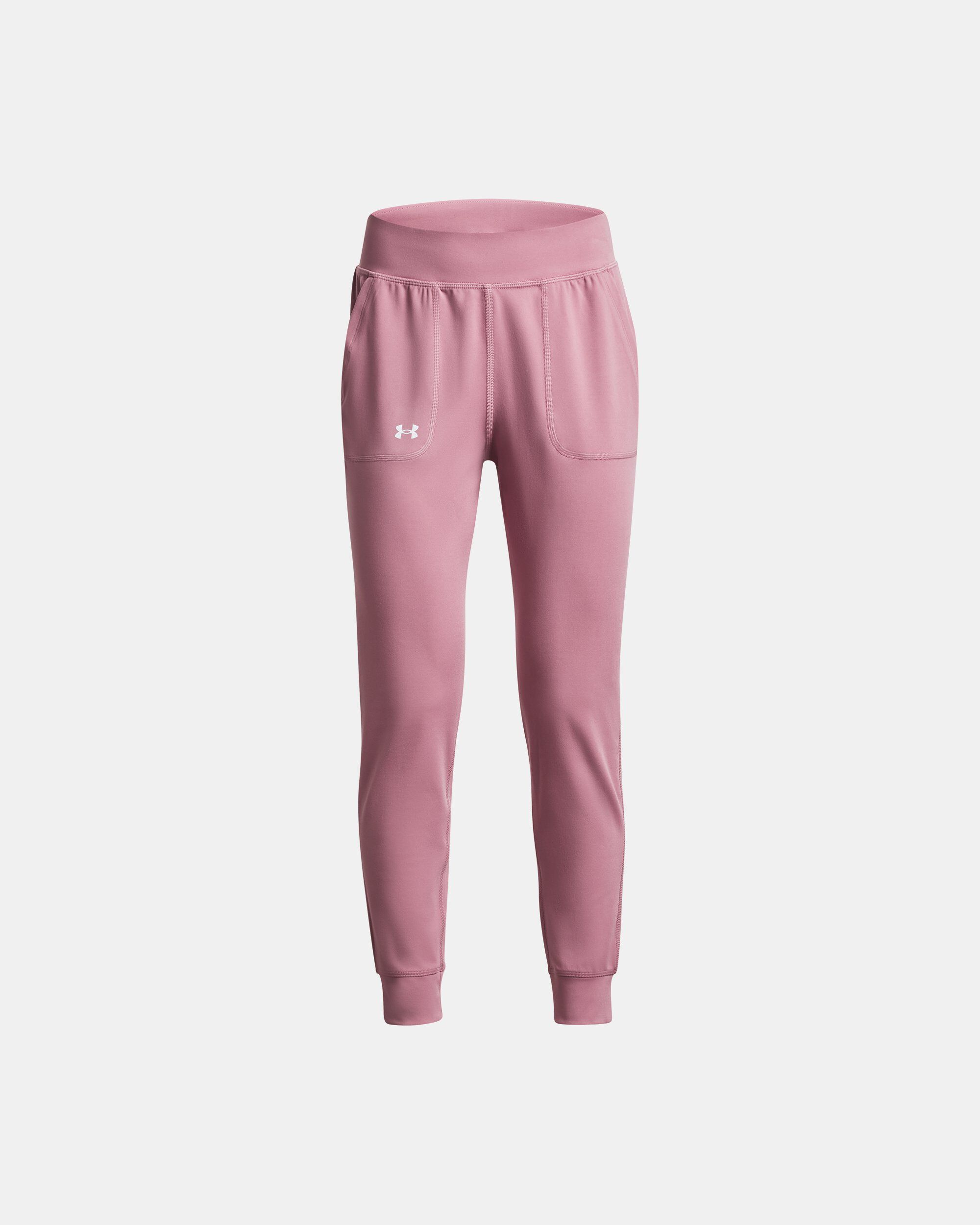 Buy Under Armour Kids' UA Rival Fleece Joggers Pink in KSA -SSS