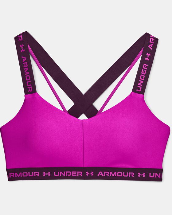 Women's UA Crossback Low Sports Bra image number 8