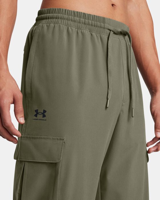 Men's UA Vibe Woven Cargo Pants image number 3