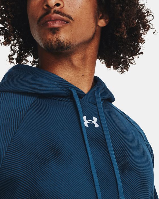 Men's UA Rival Fleece Printed Hoodie image number 3